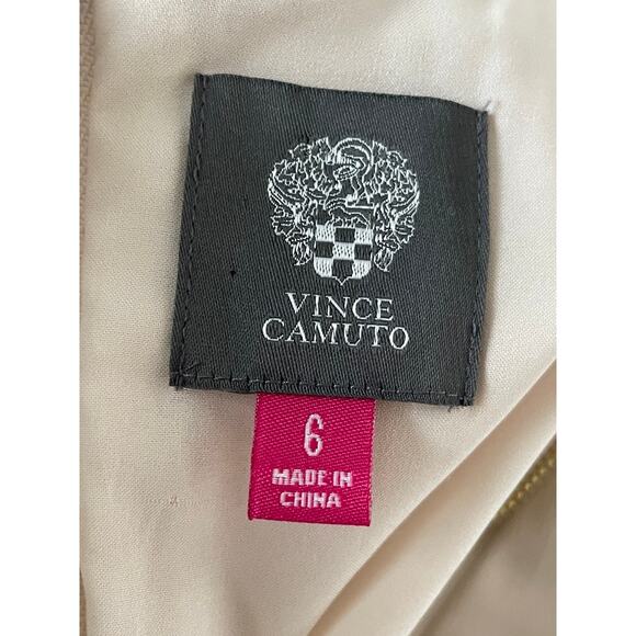 Vince Camuto Champagne Rhinestone Cocktail Dress - Picture 7 of 8